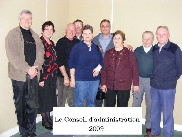ASSEMBLÉE GÉNÉRALE JANVIER 2009